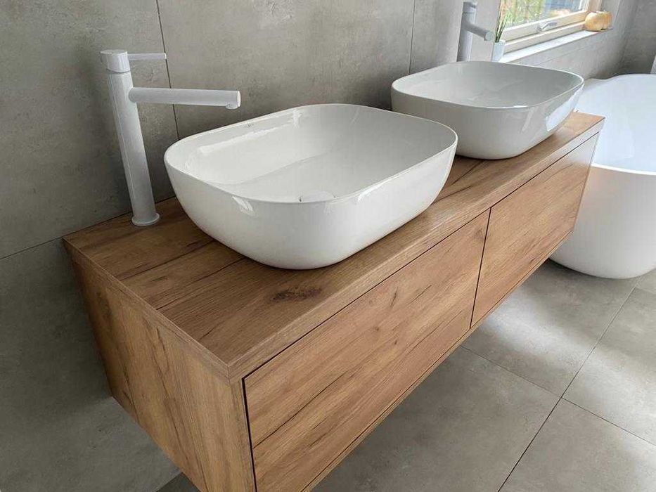 Szafka pod umywalkę - 140 cm - BLUM