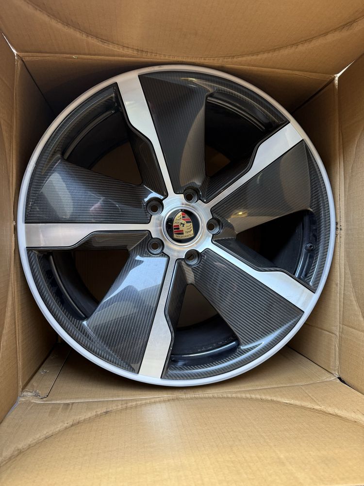 Jantes Porsche Taycan originais 21” carbono