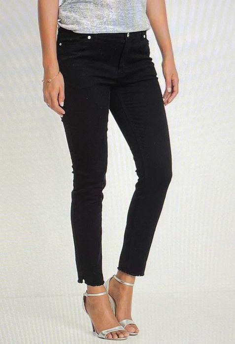 Spodnie czarne stretch Bawełna Rozmiar 50