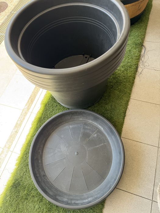 5 vasos grandes antracite.