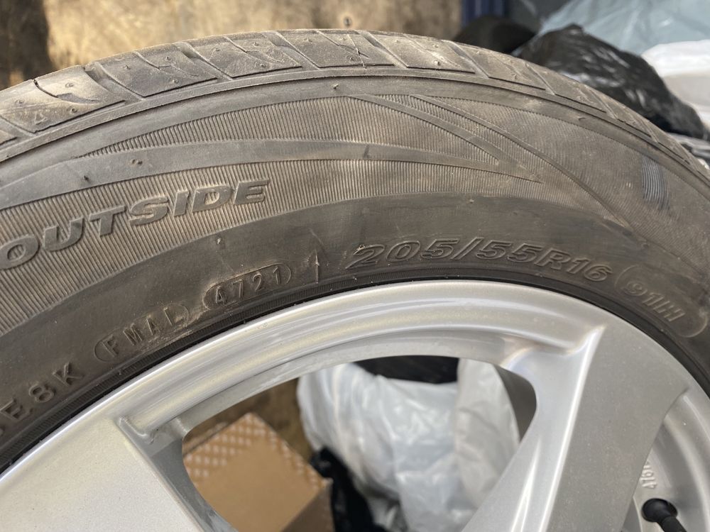 5/110 r16 Dezent Opel Zafira шини 205/55/16 nexen