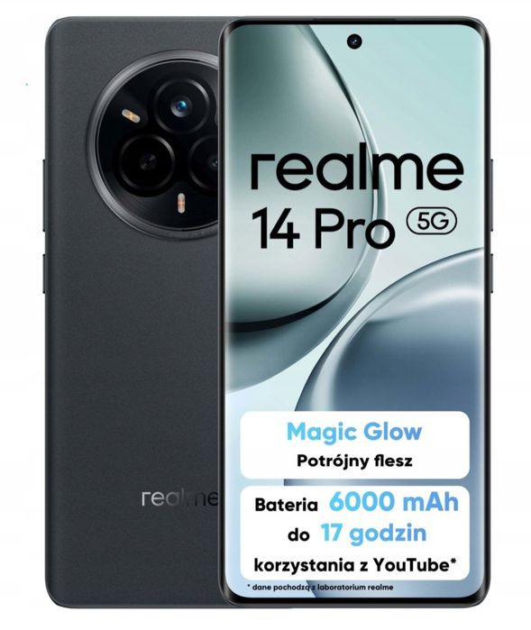 Nowe  telefon realme 14 pro 5g i Samsung a56 5g czarny