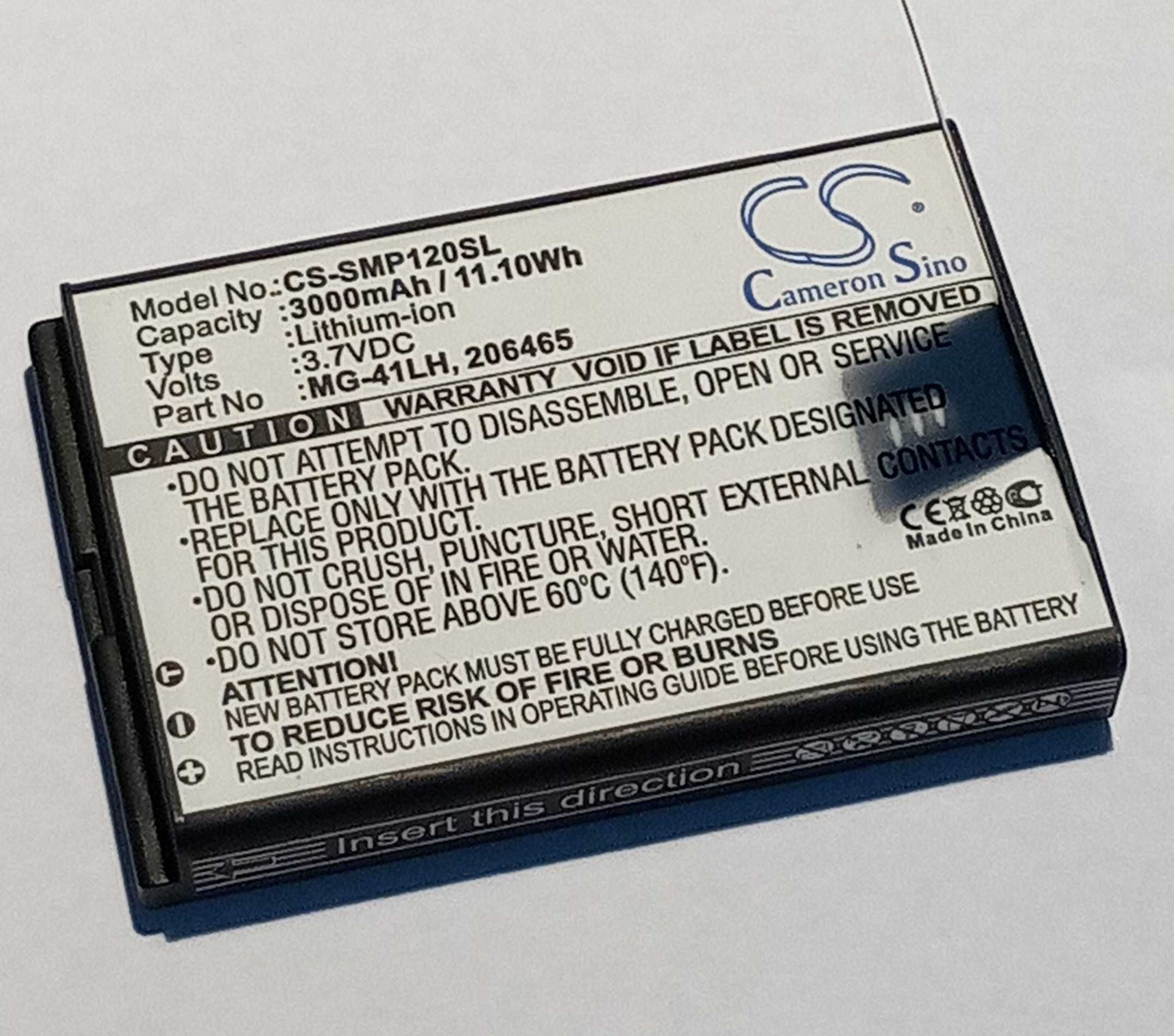 Bateria do GPS Spectra Chc Hemisphere Getac CS-SMP120SL  MG-41LH