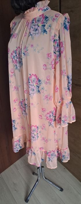 Super fajna sukienka luzna lub z paskiem  Ellos 6-7xl