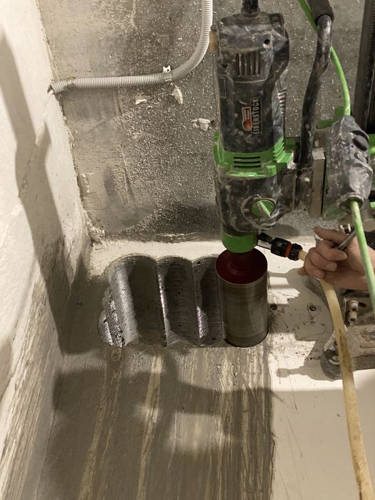 Алмазное бурение отверстий. Диаметры 50-350мм