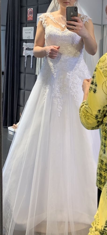 Suknia ślubna Ladybird nowa, długu welon gratis