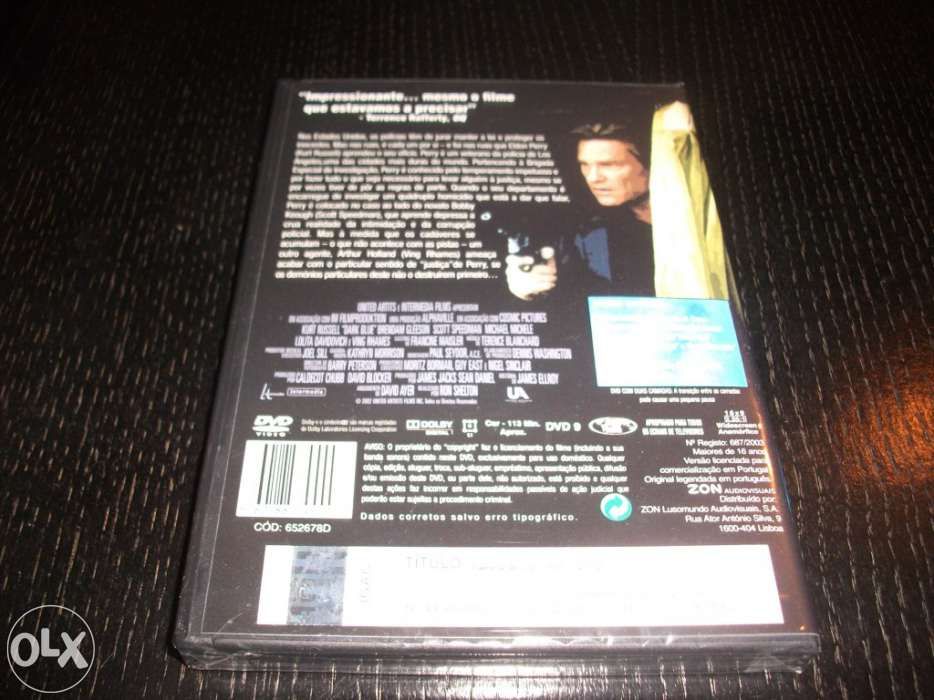 DVD "Azul Escuro" original, novo