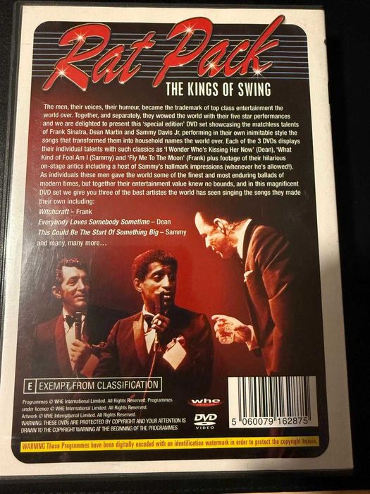 3 DVD Rat Pack: Os Reis do Swing