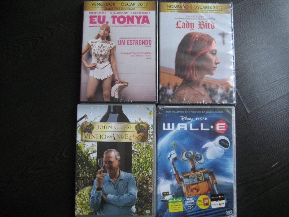 DVDs House of Cards, Eu Tonya, Lady Bird, Tarantino, Almodovar, etc