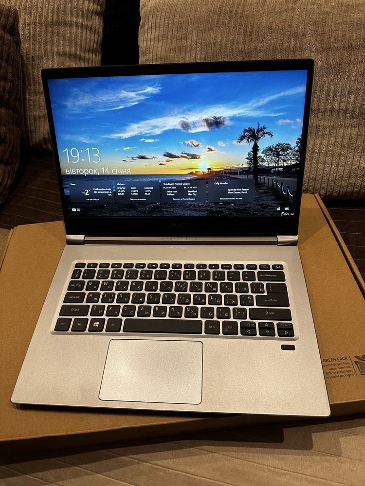 Ноутбук (ультрабук) Acer Swift 3 SF314-55G 8gb/960gb/mx250 2gb