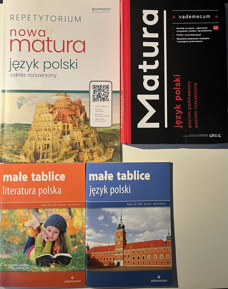 Zestaw książek - język polski