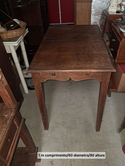 Mesa ou secretaria rustica em madeira macica