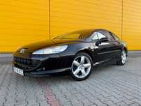 Peugeot 407 coupe 2.7 HDI V6 salon Polska zadbany automat białe skóry ksenony JBL