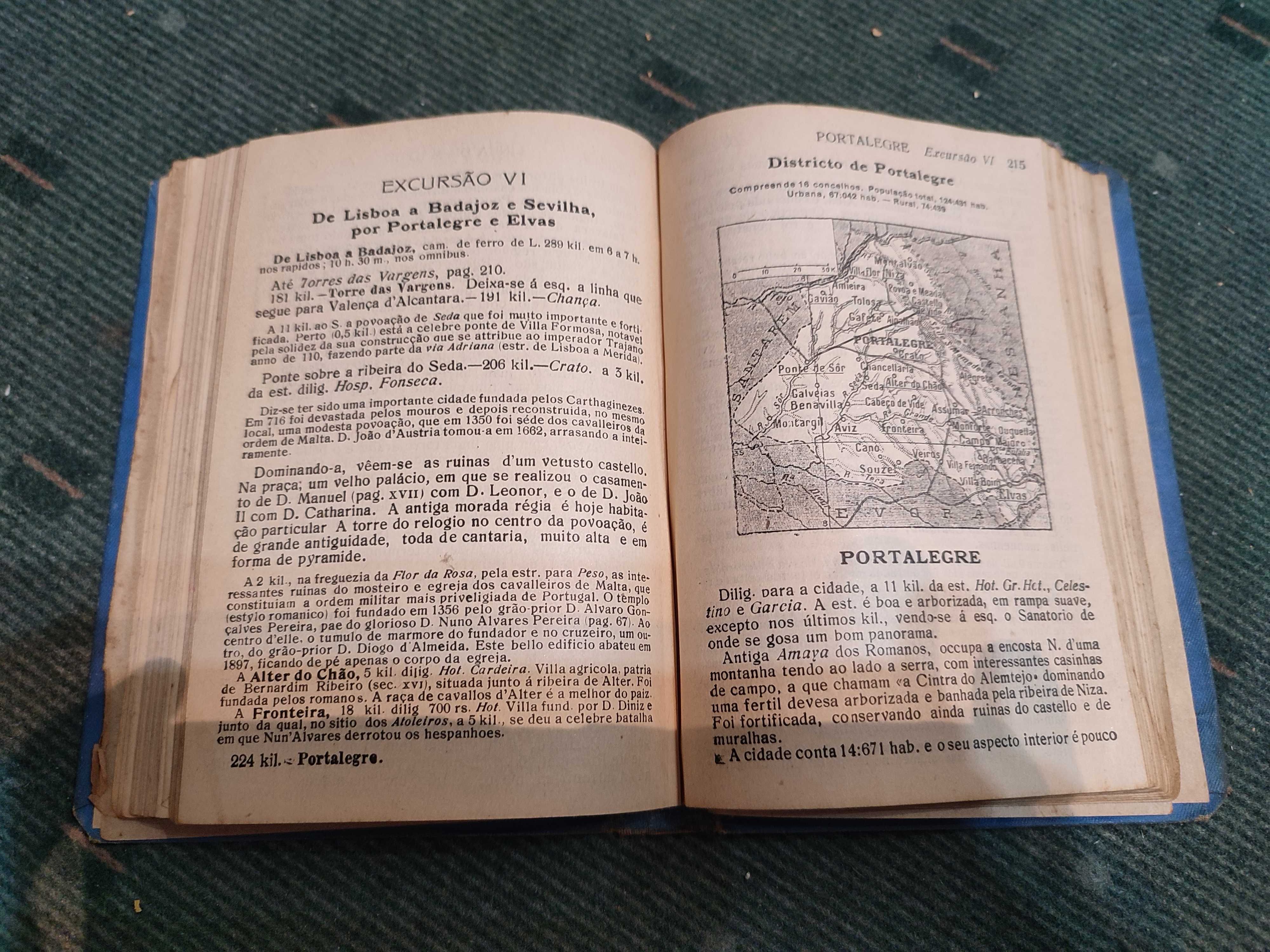 Manual do Viajante em Portugal - Auto-Gazo Mobiloil, 1924