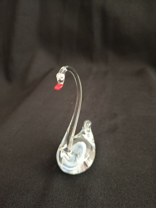 Cisne em vidro Murano