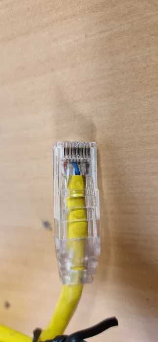 Cabo de Rede Cat 6 com fichas Rj45 comprimento 5 metros