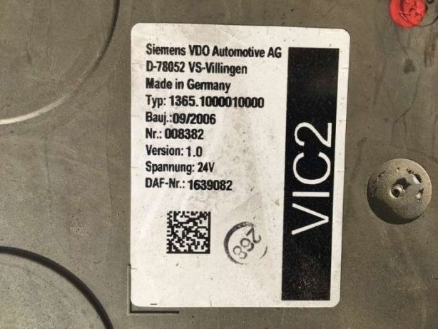 Электронный блок VIC2 VIC3 1639082 для DAF XF105, XF95