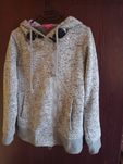 Bluza rozpinana, z kapturem, damska L