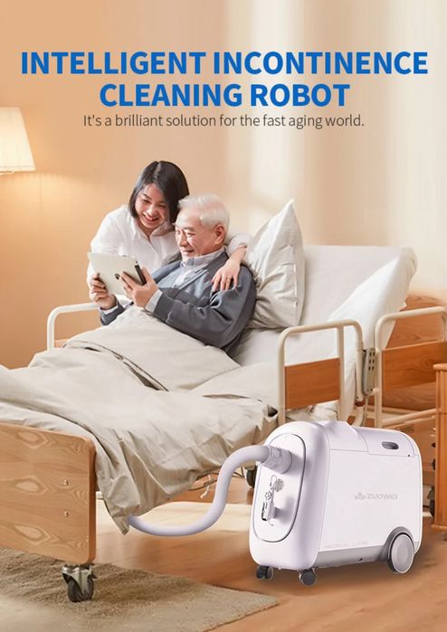 Roubot de limpeza de incontinencia