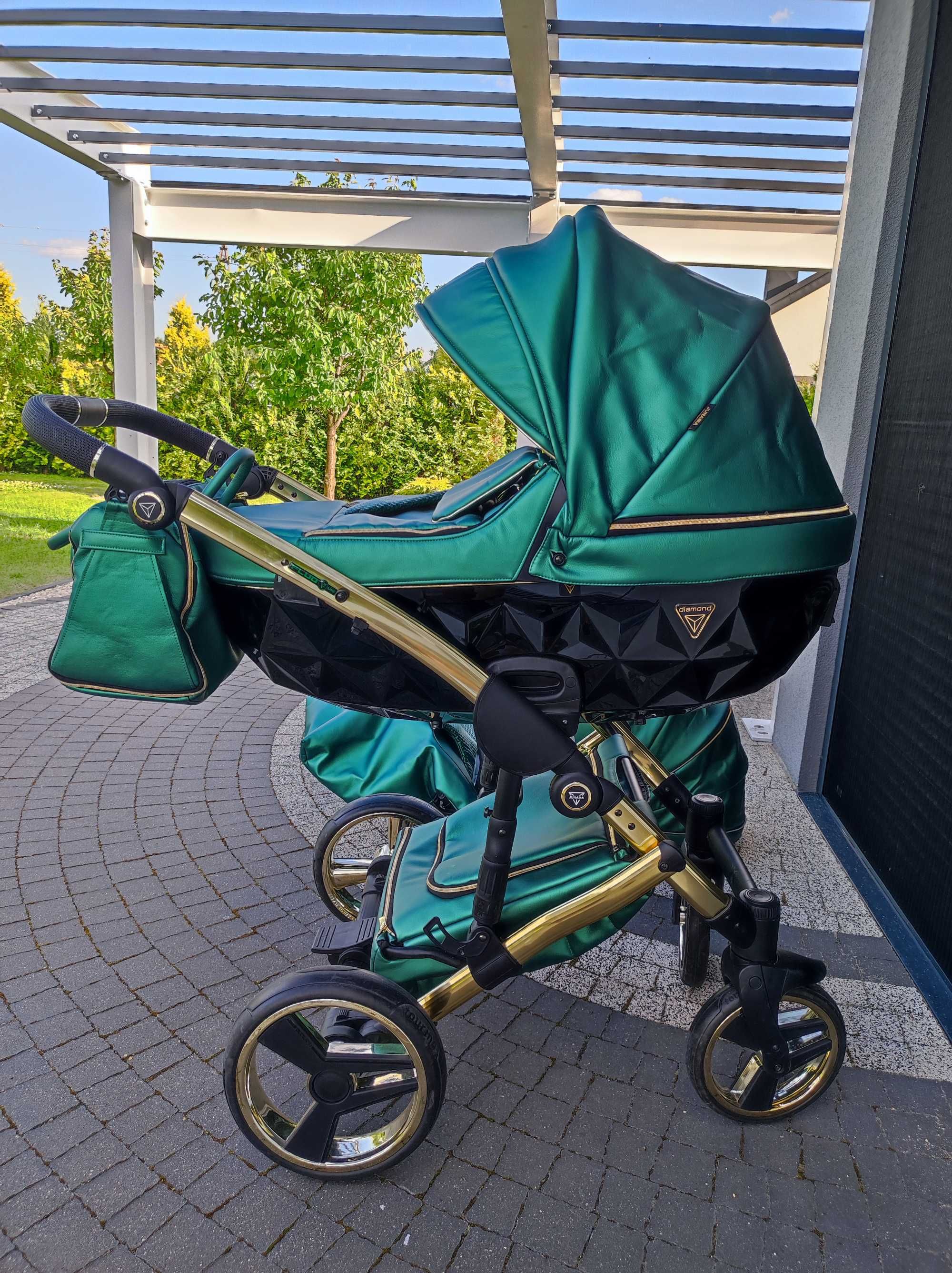 Wózek Junama Diamond Fluo Line V2 2w1