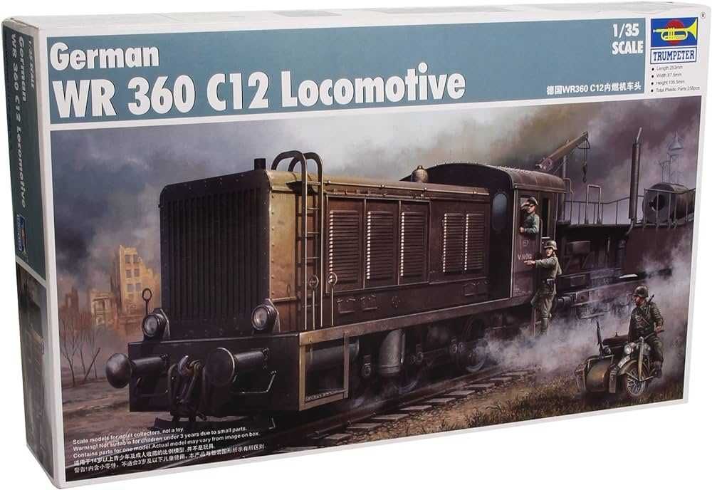 TRUMPETER German WR 360 C12 lokomotywa diesel 1:35