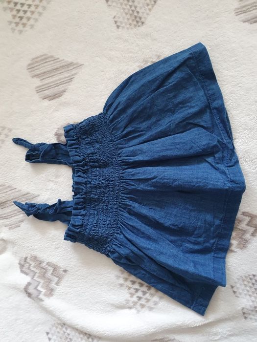Top jeansowy Zara