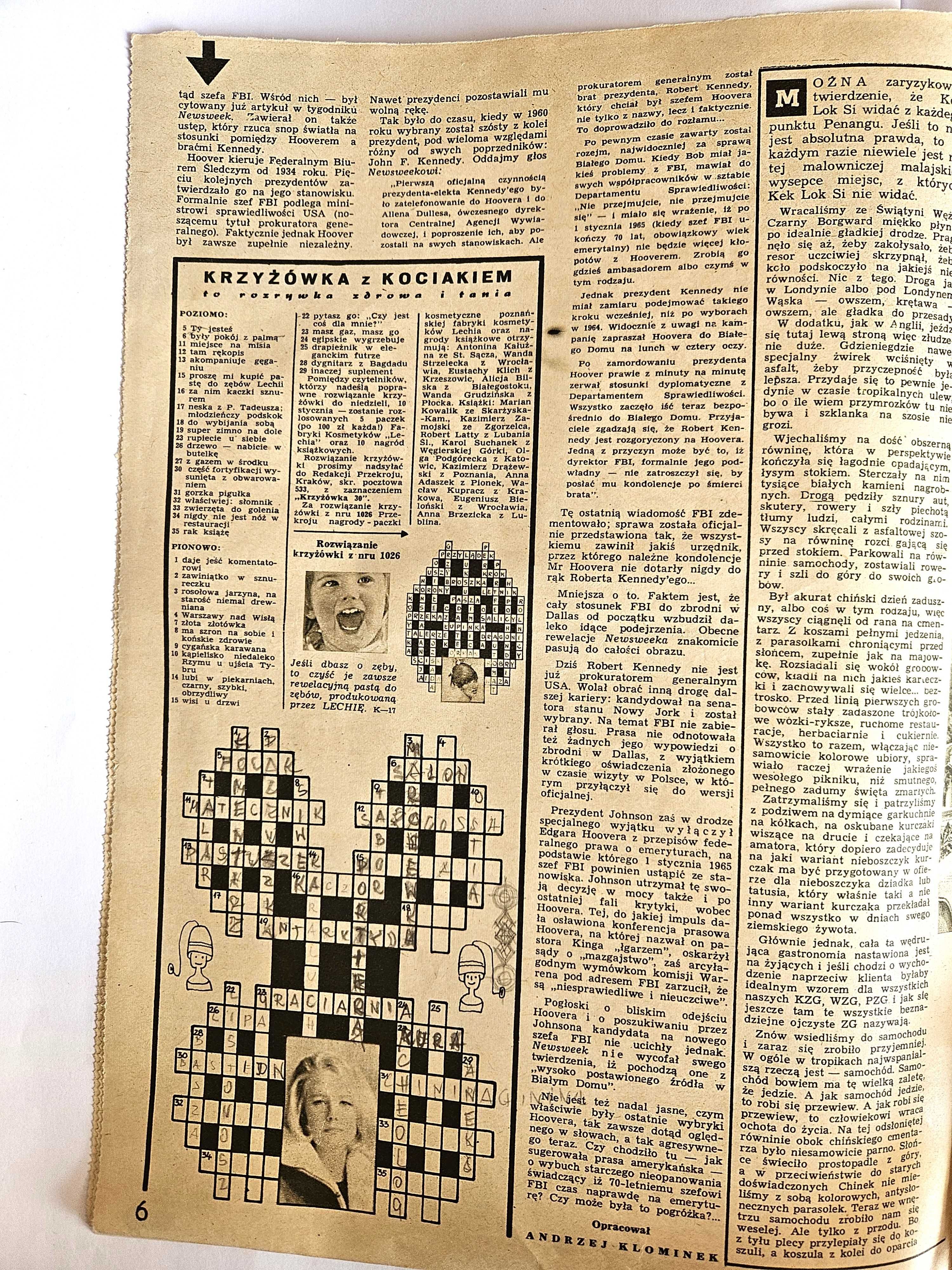 Przekrój 1030 / styczeń 1965