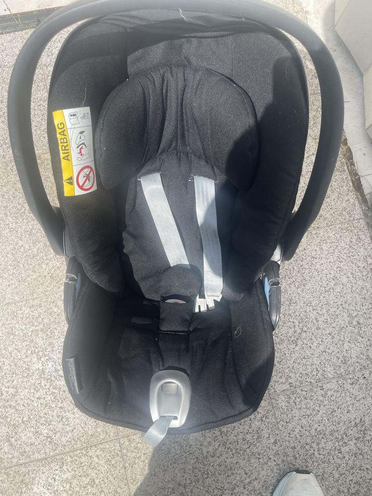 Carrinho de bebe quinny com babycock+isofix/cadeira auto