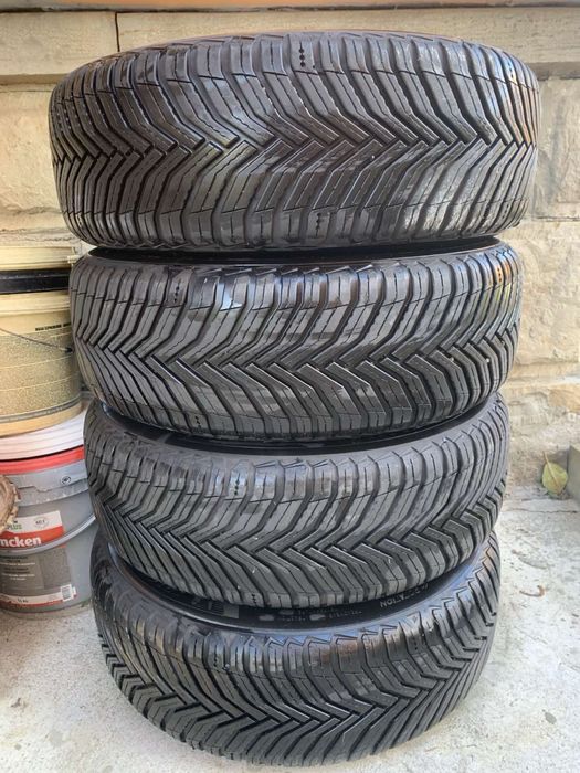 Диски титанові R16 5/112 резина зима 205/55 Michelin