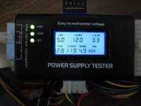 Тестер блоков питания БП с дисплеем компьютер ATX Power Tester