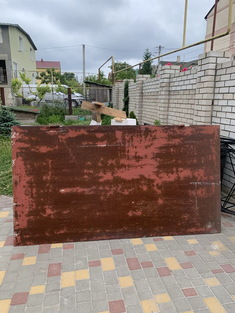 Ворота залізні 2 пари розпашні б/у