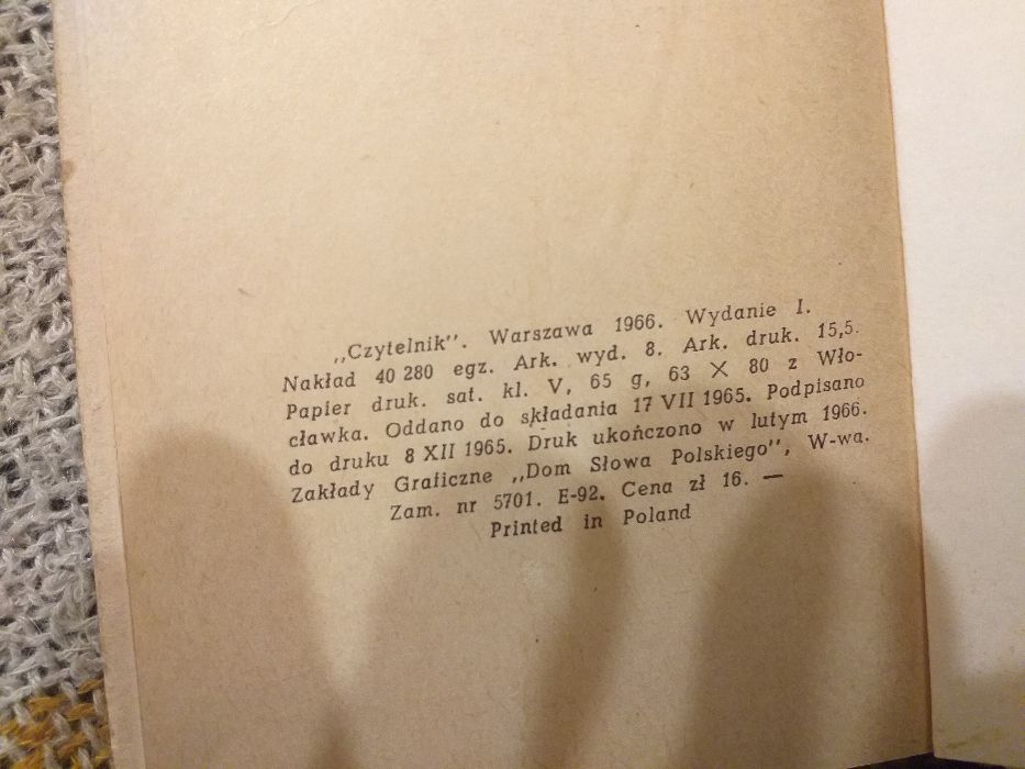 J.D. Salinger Wyżej podnieście strop, cieśle, Introdukcja Czytelnik 66