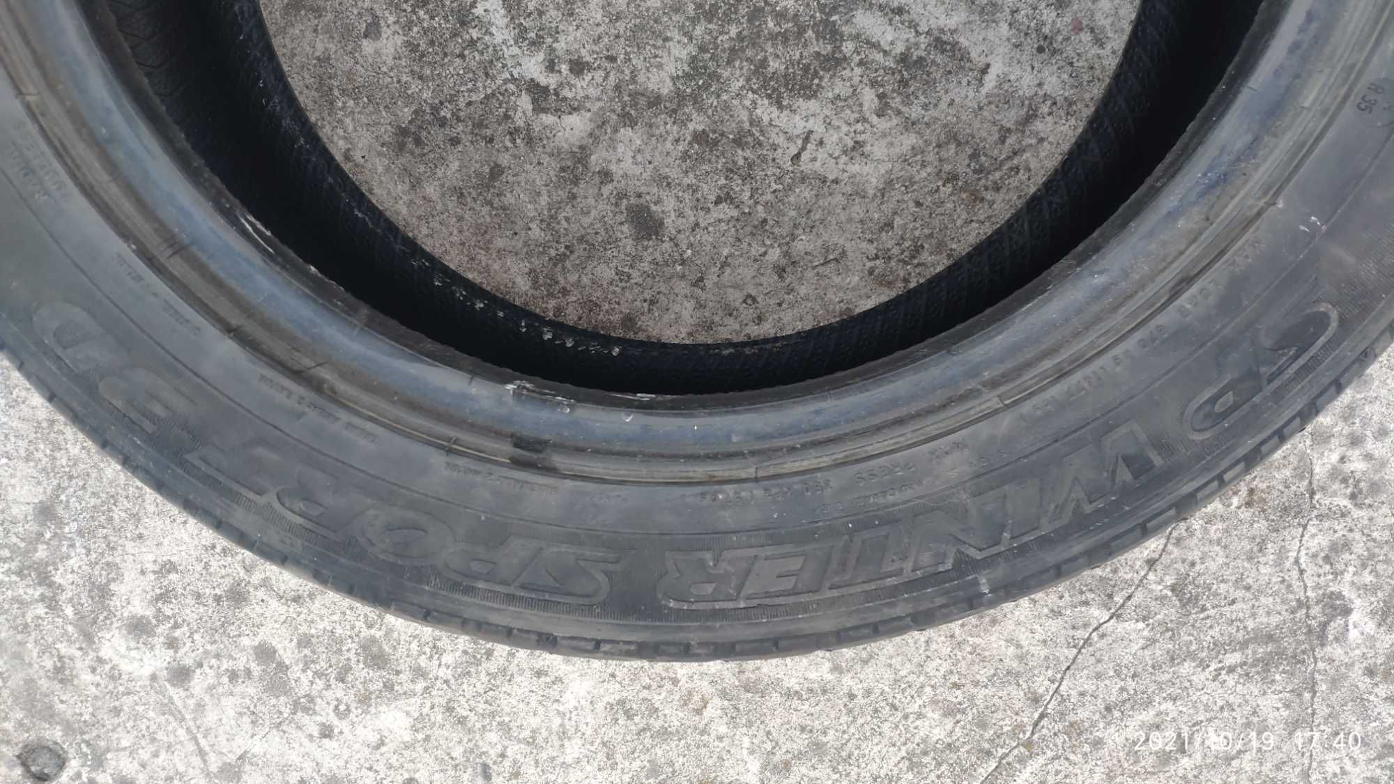 Зимняя шина DUNLOP SP WINTER SPORT 3D 225/50 R17 Резина зимняя. 2 шт