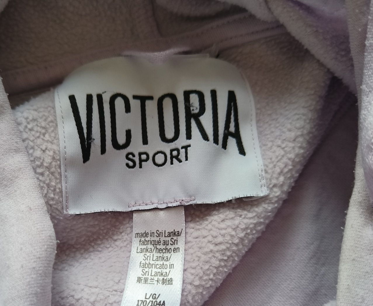 Victoria Sport bluza z rozciętym tyłem i kapturem Victoria's Secret