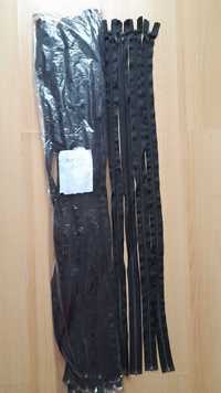Czarne zamki spiralne plastikowe rozdzielcze POLIMEX 85 cm - 45 sztuk