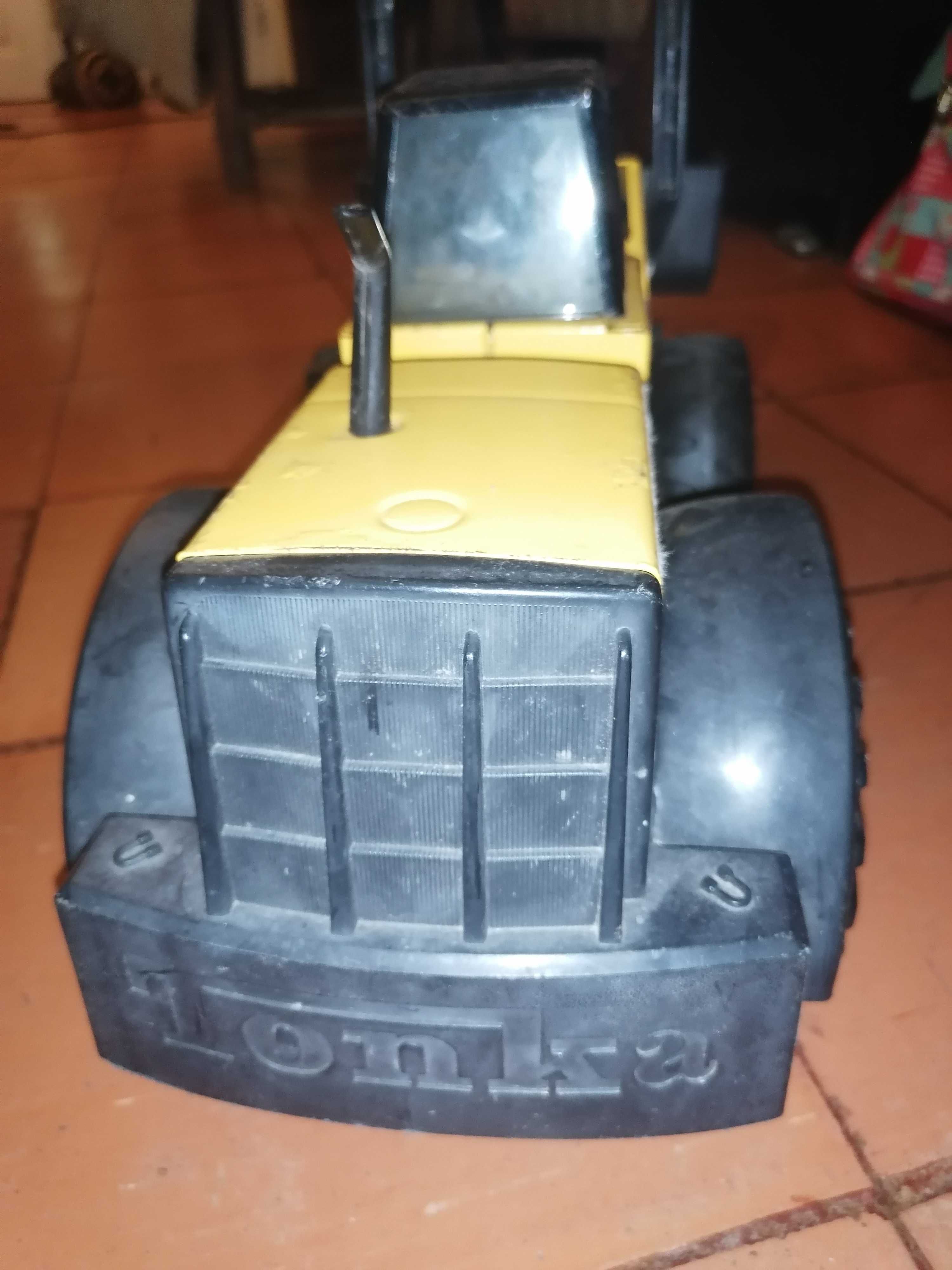 Trator de brincar antigo tonka 50 cm