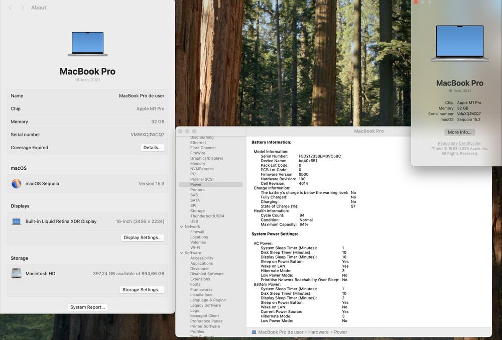 Macbook pro 16” m1 32gb ram 1tb ssd
