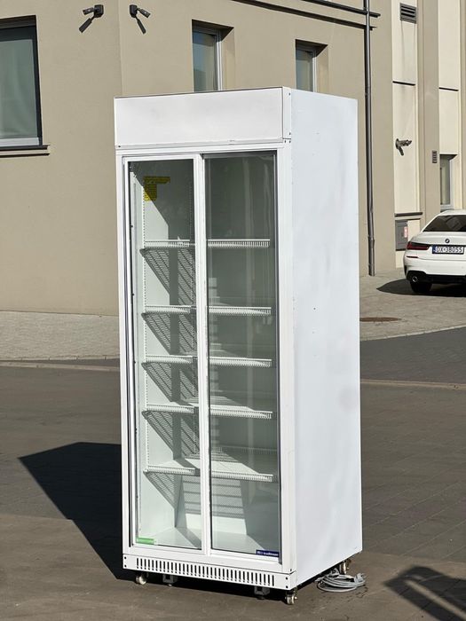 Witryna chłodnicza 85cm  przesuwna na napoje, nabiał | Gwarancja