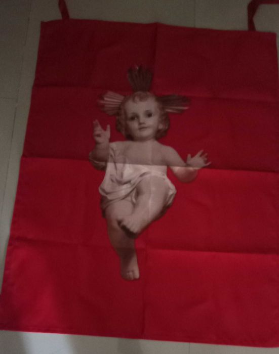 Estandarte Menino Jesus, para varandas/janelas