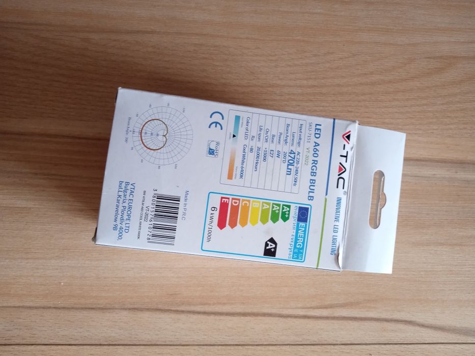 Żarówka V-TAC RGB