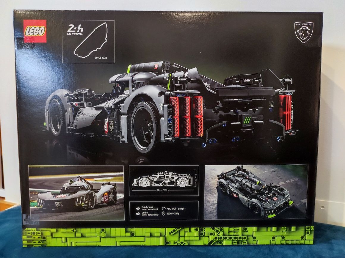 LEGO Technic 42156 PEUGEOT 9X8 24H Le Mans Hybrid Hypercar - SELADO