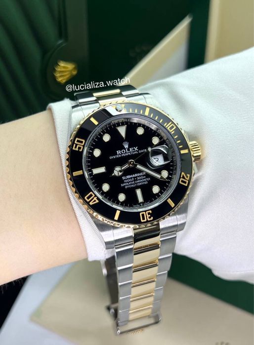 Часы ROLEX Submariner Date 126613LN сталь/золото 41 mm