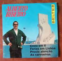 Alberto Ribeiro, vinil 45 rpm . Férias em Lisboa.