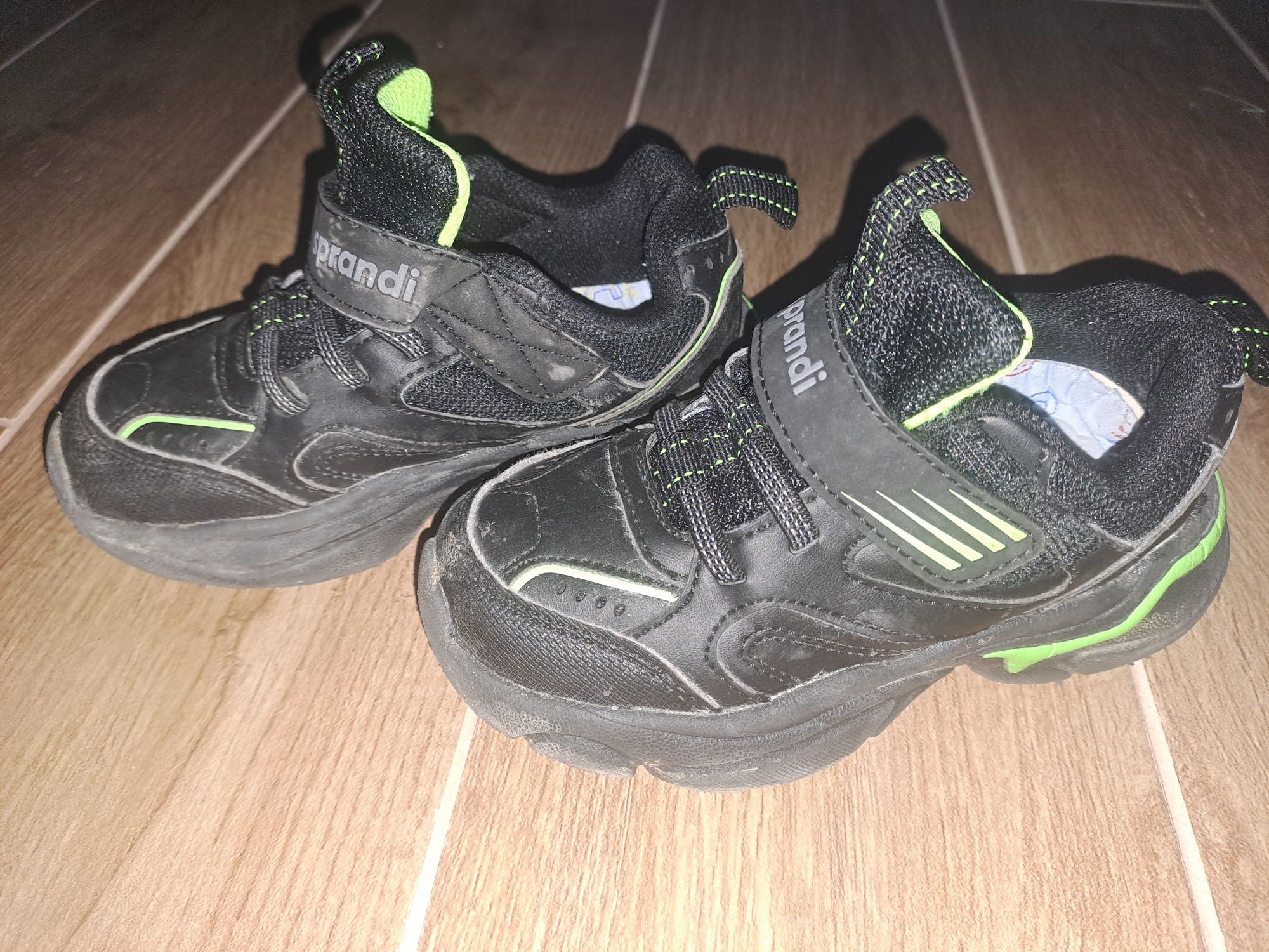 Spandi buty adidasy czarne zielony 27