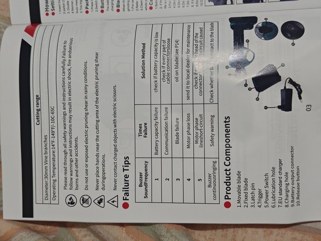 Tesoura elétrica