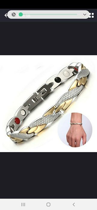 Браслет, золото, з інфро-червоними портами для схуднення