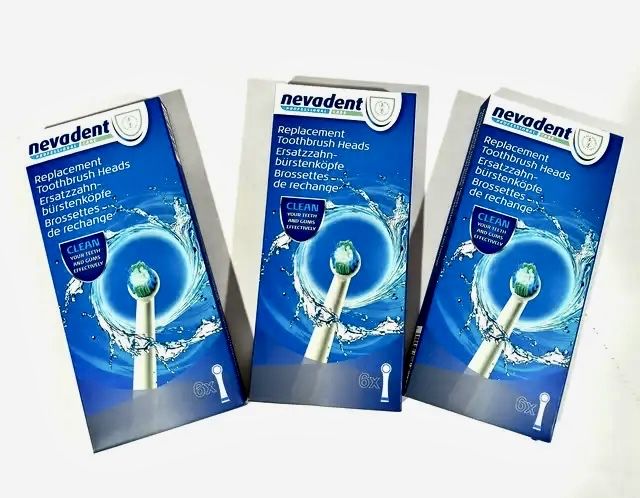 Нова звукова Електрична зубна щітка Nevadent NBZ 3 B2 на батарейках