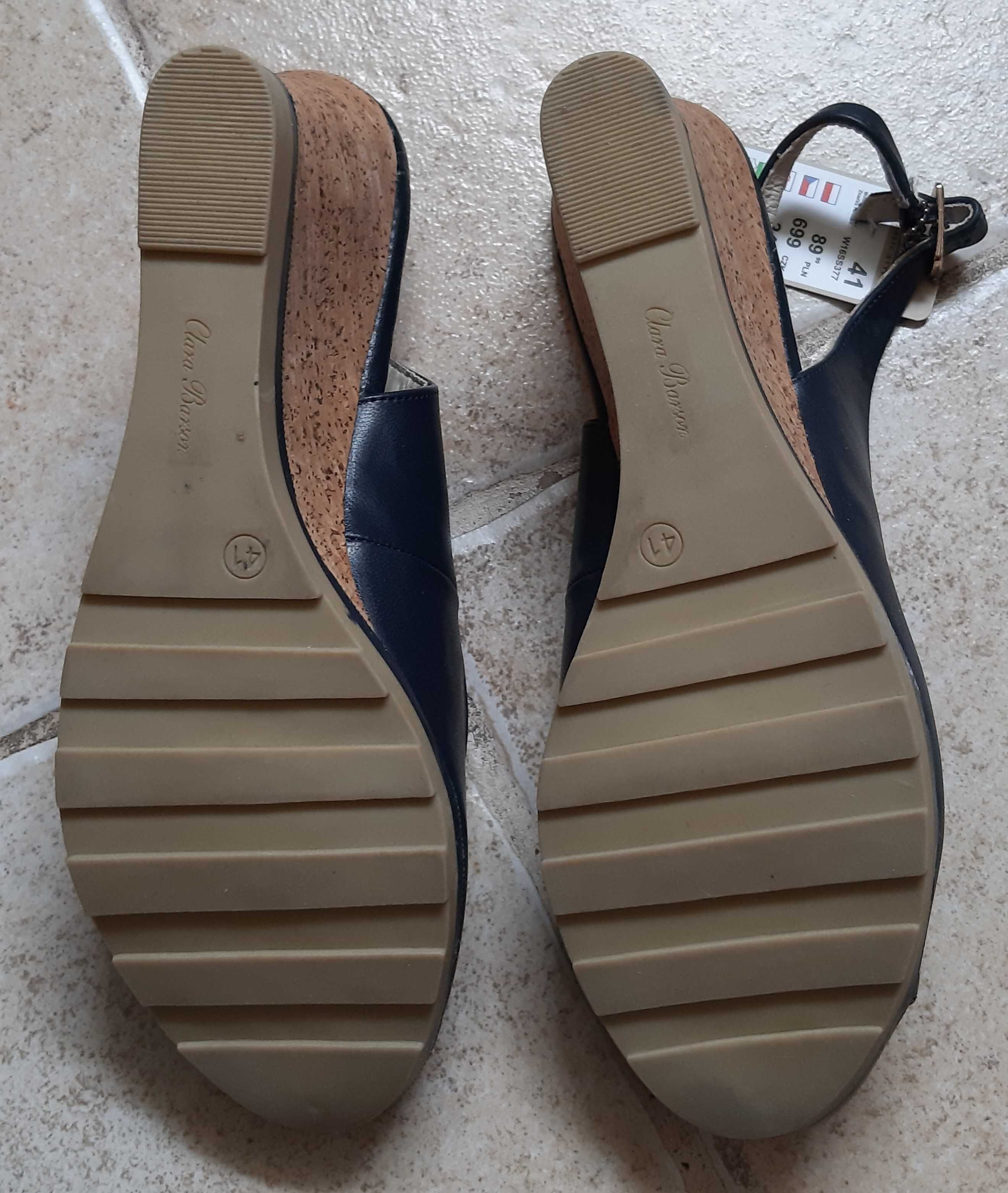 Nowe sandały damskie Clara Barson rozmiar 41 (25,4 cm)