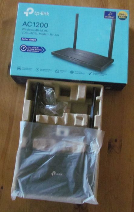 Router TP-Link Archer VR400 ADSL AC1200  zamienię OneMesh MU-MIMO WiFi