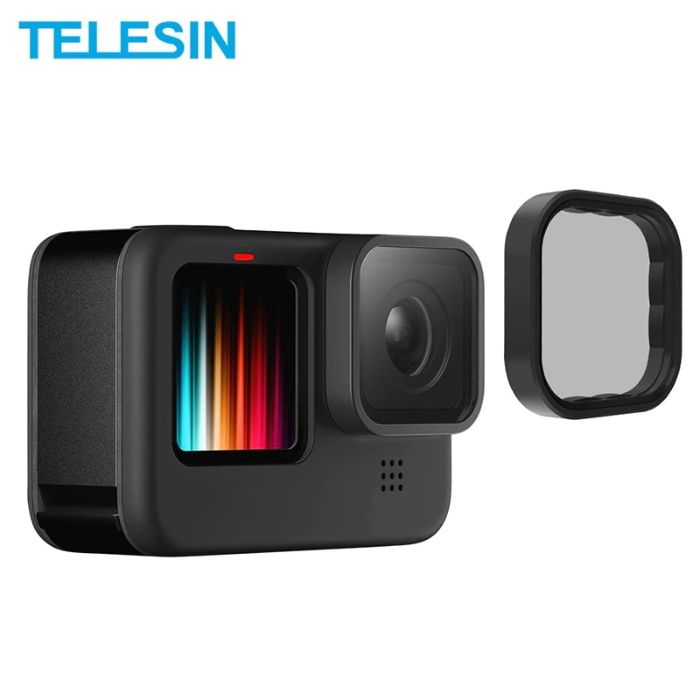 Filtros ND Gopro 12 11  10 e 9 Black (x3) - Telesin - Novo